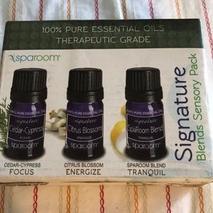 Sparoom Essential Oils Three Pack New in Box